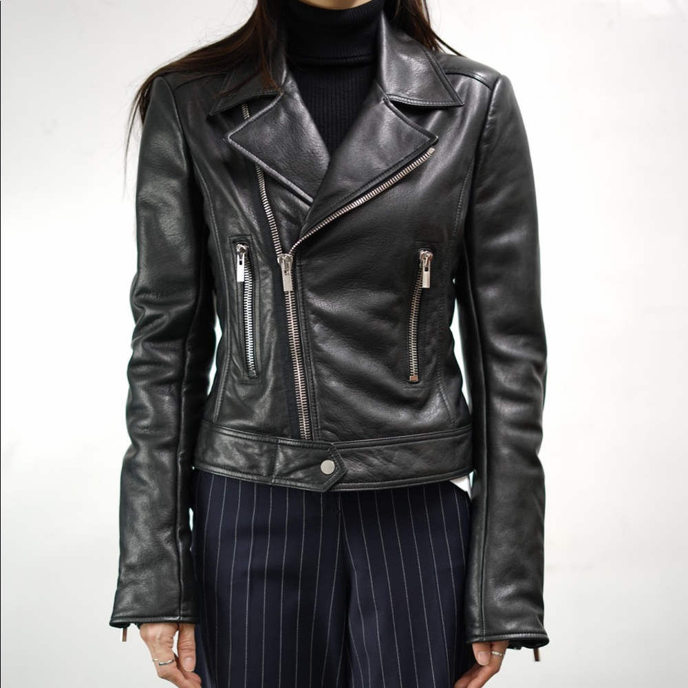 Balenciaga Leather Jacket Size 42